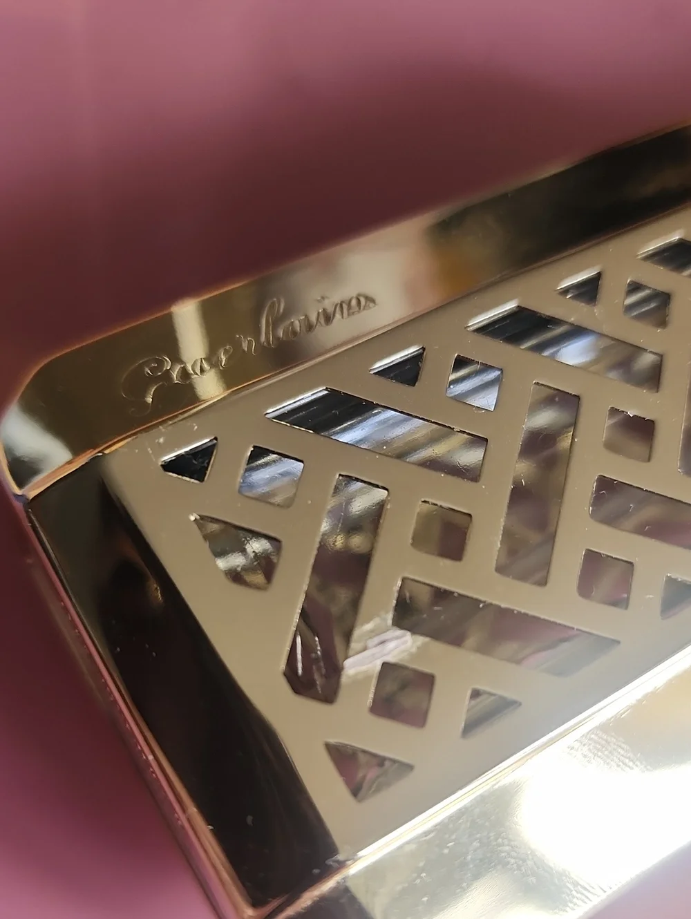GUERLAIN Mitsouko Bottle With Reliable 1982 Golden Holder